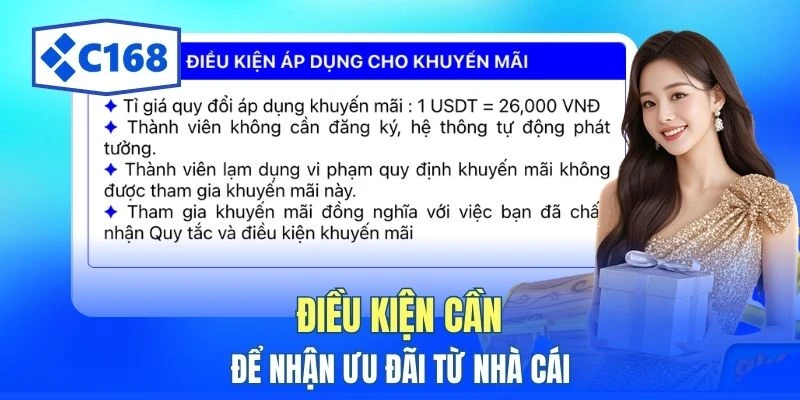 Điều kiện cần để nhận ưu đãi từ nhà cái
